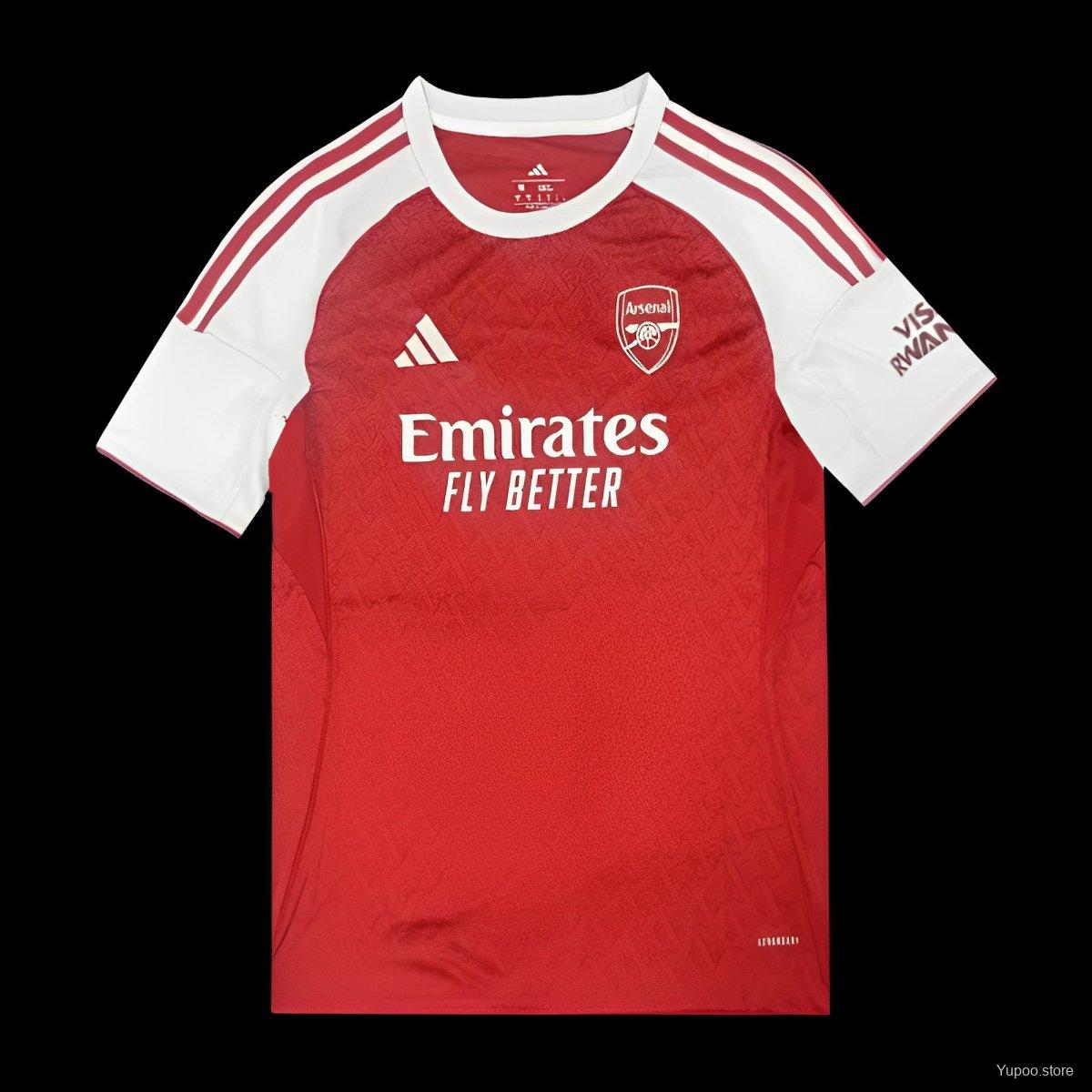Camiseta de fútbol Arsenal 2025/26 VISITANTE MANGA CORTA VERSION FAN